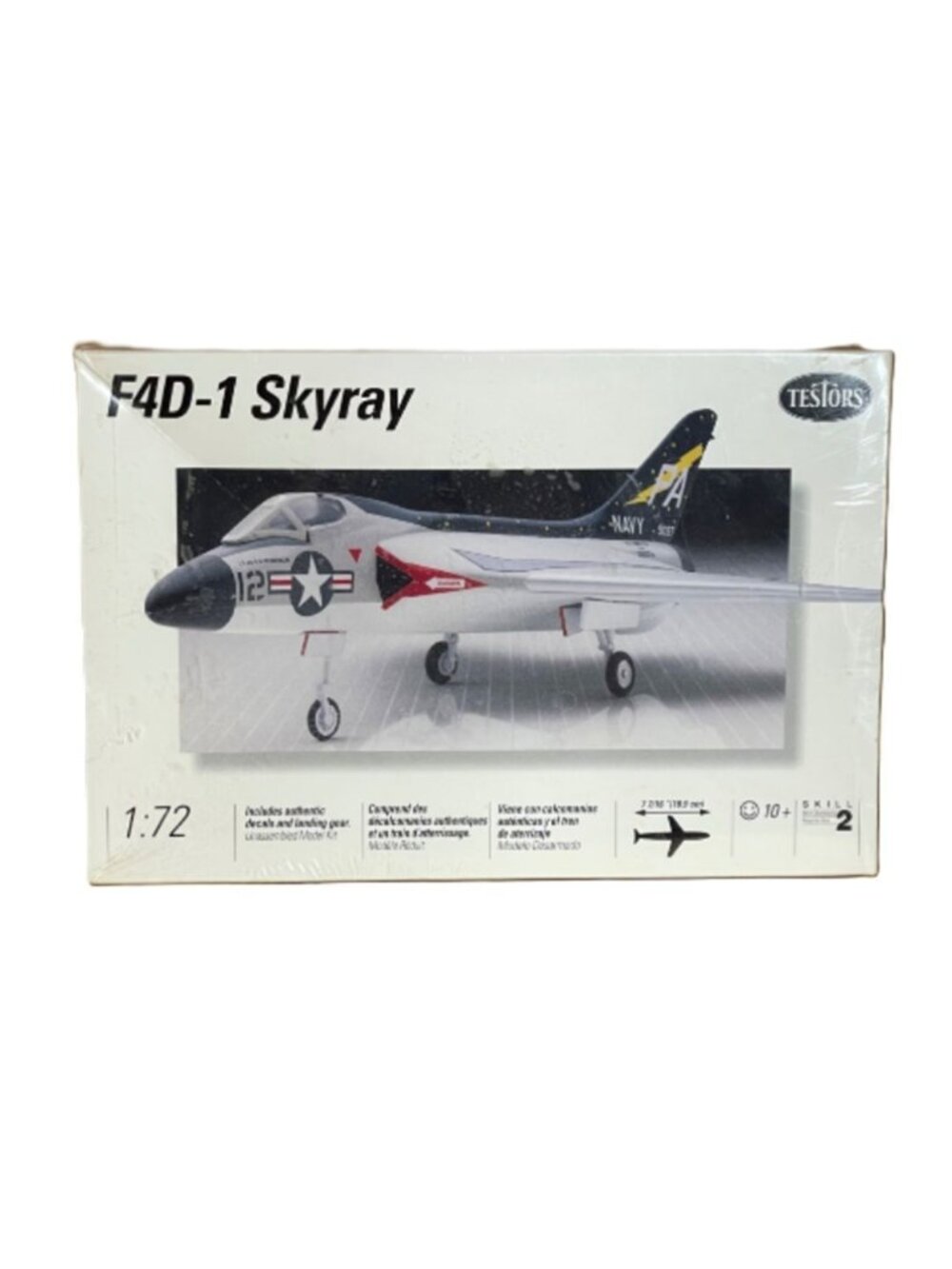Vintage Testors 1/72 Scale Douglas F4D-1 Skyray Model Kit 940 Factory Sealed